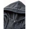 Herren Kapuzenpullover mit fester Farbe für Frühling und Herbst, Sport- und Arbeitskleidung für Jugendliche, Trendige Marken-Kapuzenjacke