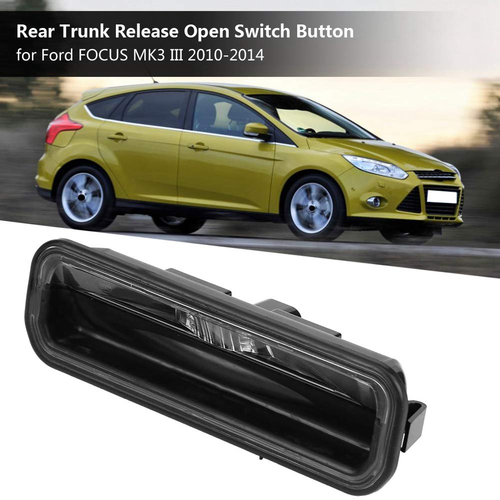 Release Open Switch, BM5119B514AE Rear Trunk Release Open Switch Button Fit for Focus MK3 III 2010-2014