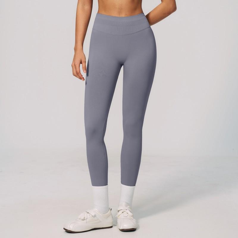 High-Waisted Seamless Yoga Leggings Women Breathable Quick-Dry Compression Fitness Pants Slimming Tummy Control Running