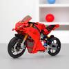 2025 MOC Technik 42202 Ducatis Panigales V4 S Motorrad Bausteine Modell Mechanische Gruppe Steine Spielzeug Kinder Jungen Geschenk