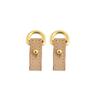 Leather Anti-wear Buckle Wear-Resistant Durable Bag Strap Extension Chain Hardware Protection Shoulder Strap Protection Ring