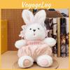 Stuffed Compact Rabbit Animal With Ultra Soft Short Pile Fabric Kids Idea Gift