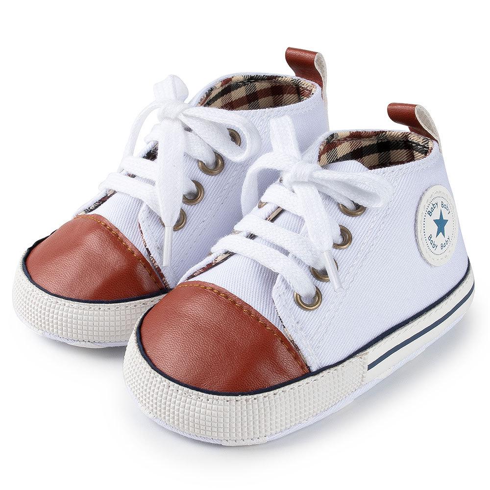 Hot-Selling Classic Canvas Baby Shoes: Soft Sole Toddler Walking Shoes