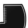 Men Hair Styling Template Color Enhancement Barber Card with Measurement