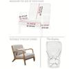 Waterproof Elastic Armrest Leisure Single Sofa Cover Solid Universal Solid Wood Chair Cover Home Bench Seat Sitting Cover