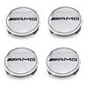 4 Pieces/Set 75mm For Mercedes Benz AMG W203 W206 W220 W205 W211 W212 Car Wheel Center Hub Caps Benz Emblem Tire Rim Covers ED3