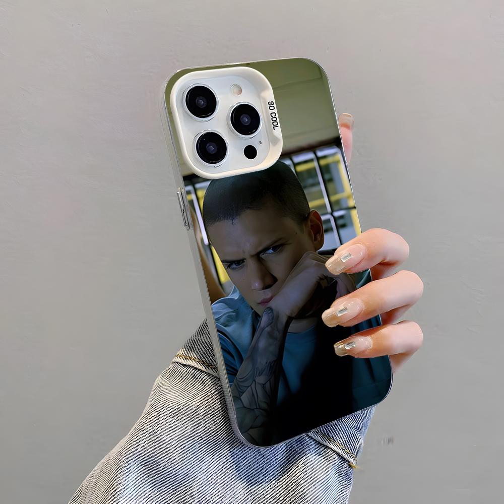 TV P-Prison Break Phone Case For IPhone 17 Pro Max 15 Pro 16 14 Plus 12 13 Mini 11 Pro Shockproof Colorful Cover