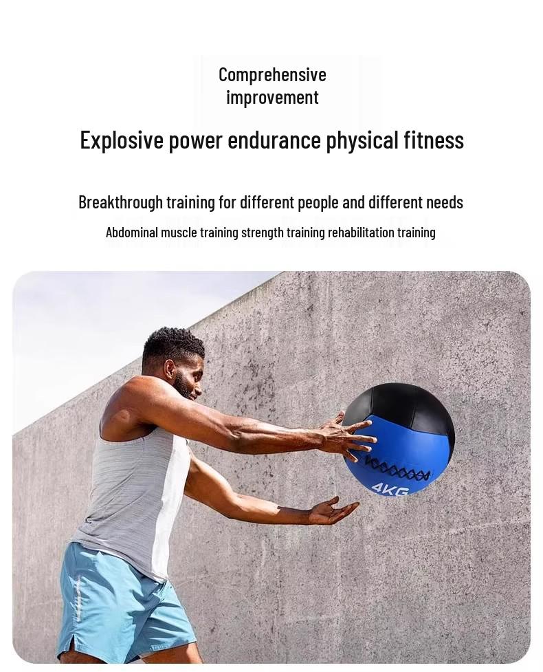 Fitness Medicine Wall Ball for Strength and Balance Training