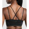 Gymshark Apex Seamless Strappy Sports Bra Black Graphite Grey B3b3k Bb29