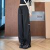 Women's Khaki High-Waist Wide Leg Work Pants - Autumn 2025 Collection