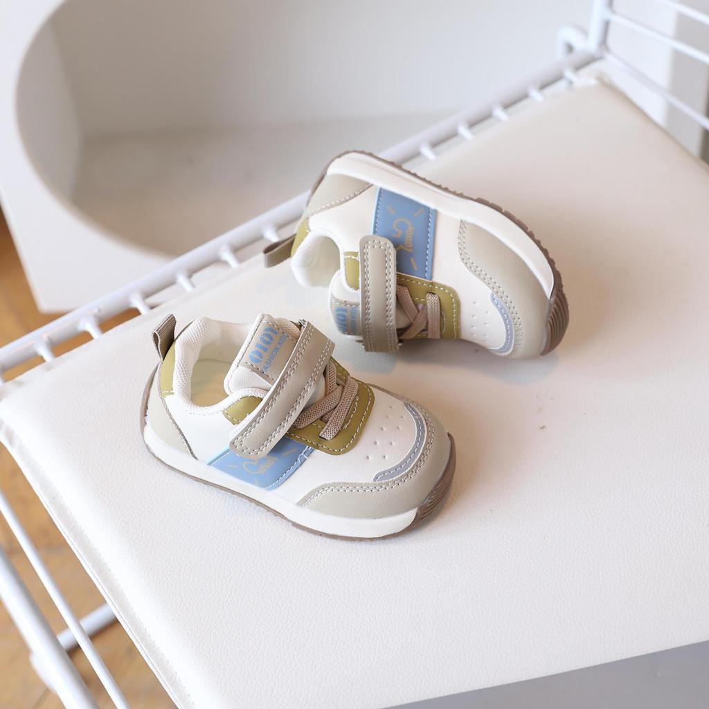 Unisex 2026 Spring Leather Baby Walking Shoes - Soft Sole, Non-slip Toddler Shoes