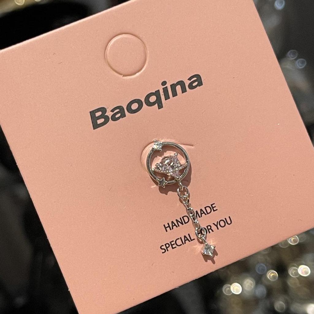 Kolekcja Kolczyków do Chrząstki ze Stali Tytanowej, Przyjaznych dla Snu, z Różowym Cyrkonem