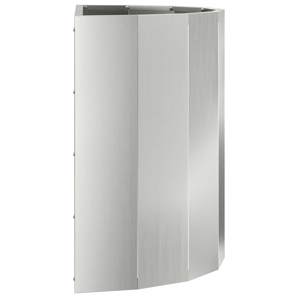 Planter Silver 60 x 30 x 50 cm Galvanized Steel