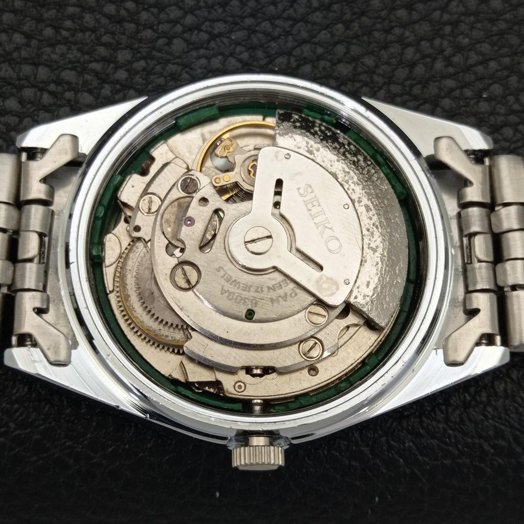 JAPAN VINTAGE REFURBISHED SEIKO 5 AUTOMATIC 6309A MENS GREEN WATCH a701717-5 R206c-a701717