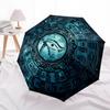 1pc Eye of Horus, Hieroglyphics Automatic Open/Close Umbrella with Folding Feature Compact Travel Umbrella, Lightweight Design, for Commuting152