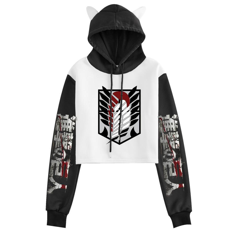 Attack on Titan Cross Logo Hoodie