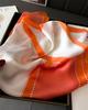 70cm Luxury Silk Square Scarf Womens Satin Bandana Print Scarves Head Band Fashion Lady Hair Shawl Wrap Female Neckerchief Hijab