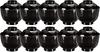 [Amazon.co.jp Exclusive] [Commercial Set] Fukui Craft New Kikko Small Soup Bowls, Black, Heat-Resistant, Made In Japan, Dishwasher Safe (10 Bowls)