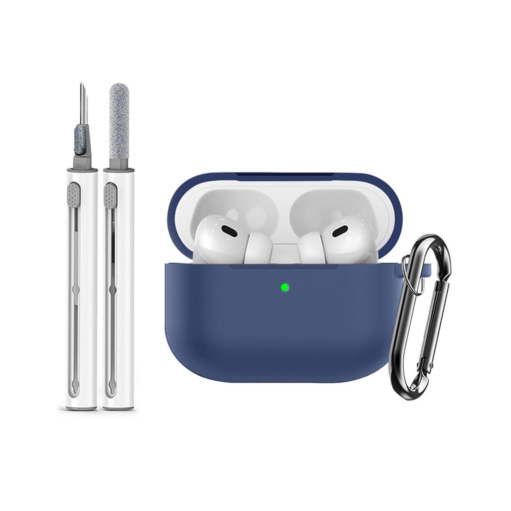 Silicone Protective Case for Airpods Pro 3 Gen (2025) Earphone Accessory For Airpods Pro 3 Generation with Cleaning Kit/Keychain