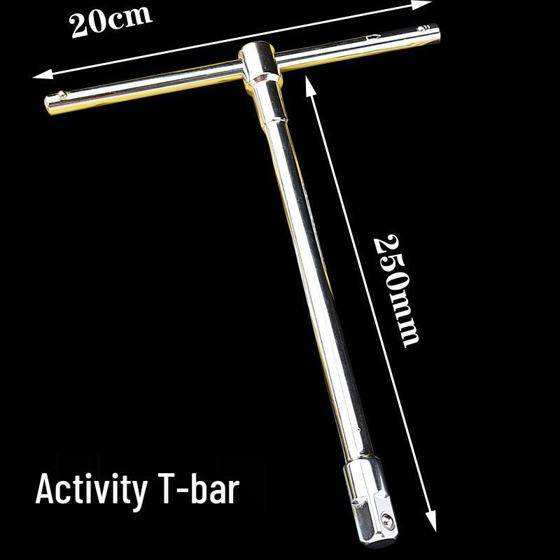 Multifunktionales T-Typ Sechskant-Steckschlüssel-Set für Autoreparatur und Reifenwechsel