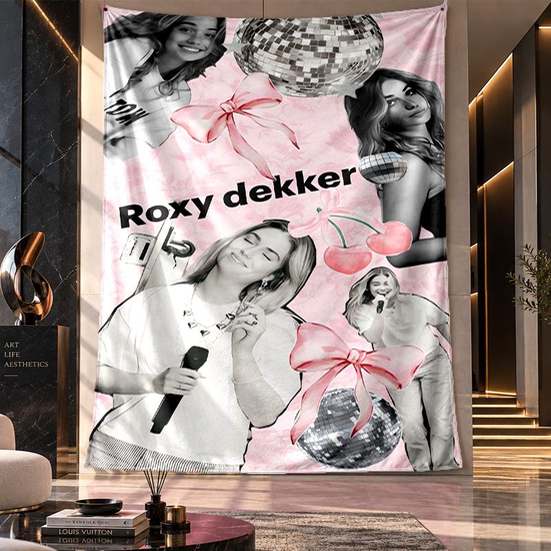 Wall Hanging Tapestry,Roxy Dekker Printed Fabric Backdrop For Dorm Room Party Decoration