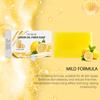 Honey Lemon Fiber Cleansing Bar Gentle Skin Care Soap for Smooth & Hydrated Skin