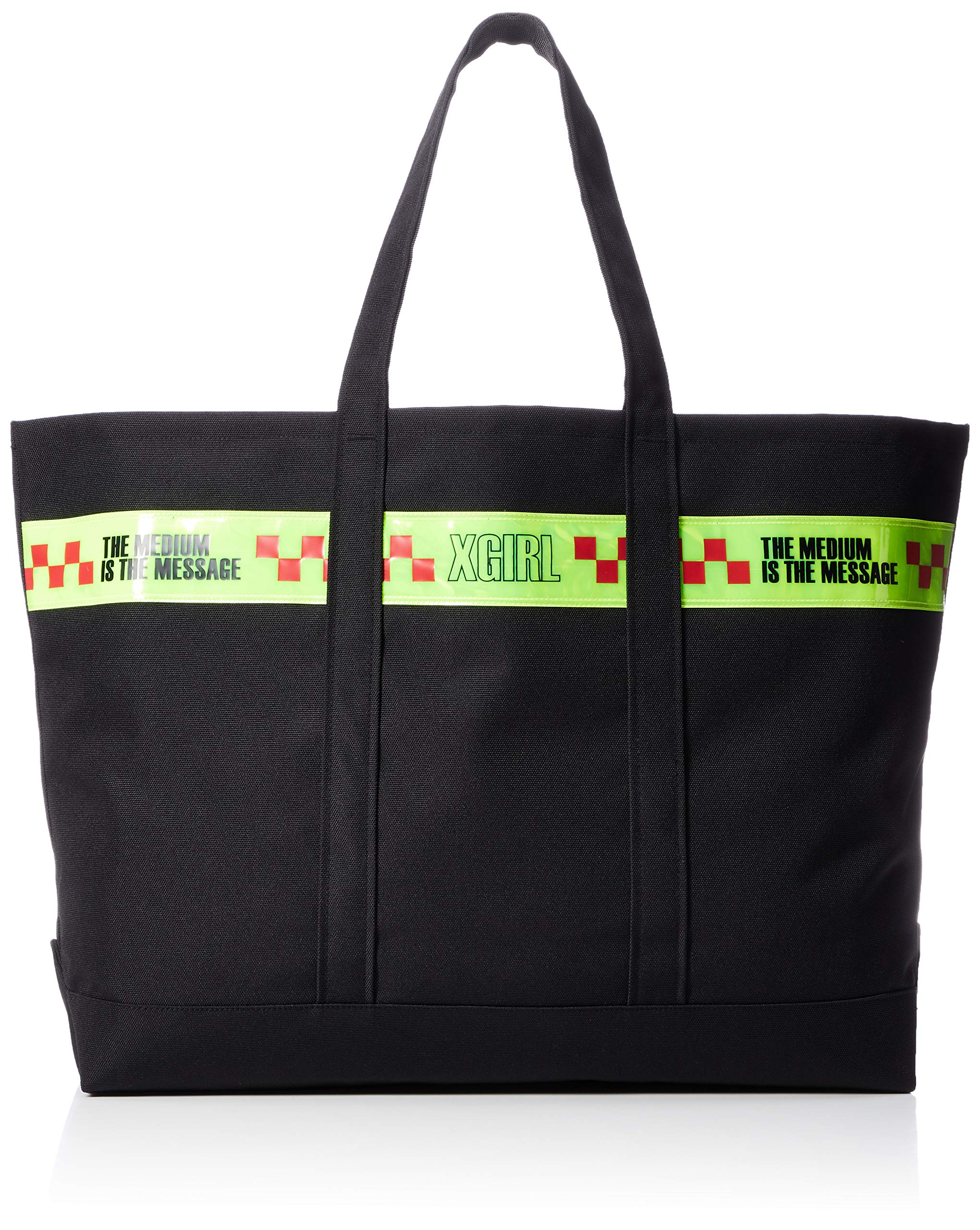 

REFLECTIVE TAPE TOTE BAG 105201053010 Black [X-girl] чорний