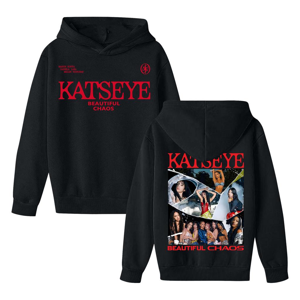 Kids' Long Sleeve Loose Pullover Letter Print Drawstring Hooded Sweatshirt