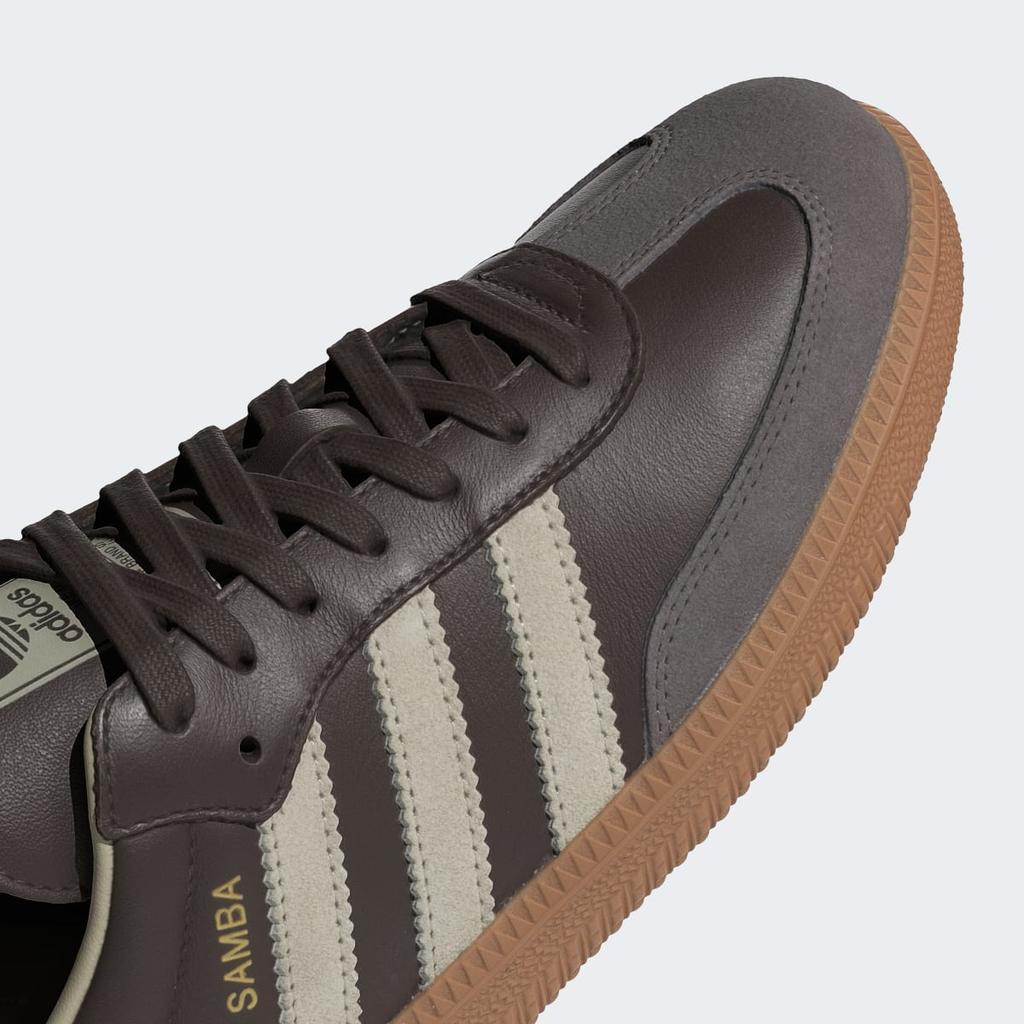 adidas Samba OG ID1481 Unisex Originals Sneakers Brown / Putty Grey / Gold Metallic