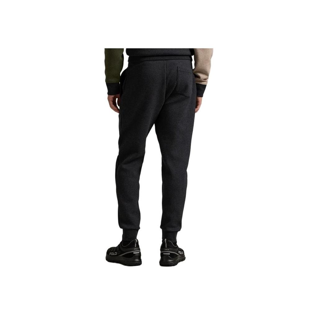 Polo Ralph Lauren Mid Rise Logo Cuffed Knit Joggers Men Bottoms Black 710881518-049
