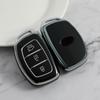 3 4 Przyciski Silikonowa Osłona Brelok Do Hyundai Tucson Santa Fe Sonata Elantra Accent Creta Ix35 Ix25 I20 I30 Pokrowiec Na Kluczyk Samochodowy