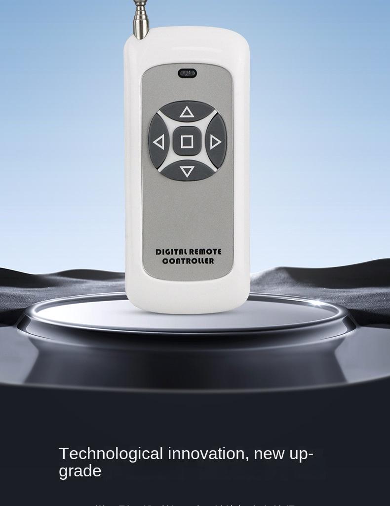 Foreign Trade Hot Wireless Learning Code Remote Control 100m Long Distance AAA Battery 4 Buttons CE Certified белый