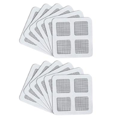 12/24Pieces Multipurpose Window Screen Repair Sticker Keep Insect Away Window Screen Broken Holes Repair Mesh Patches