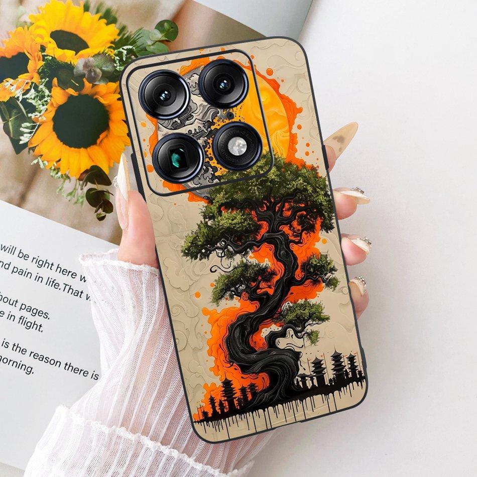 

For Motorola Signature Cool Dragon Tiger Pattern Phone Case For Motorola Signature XT2603-2 Black Silicone Soft Covers Bumpers Motorola Signature