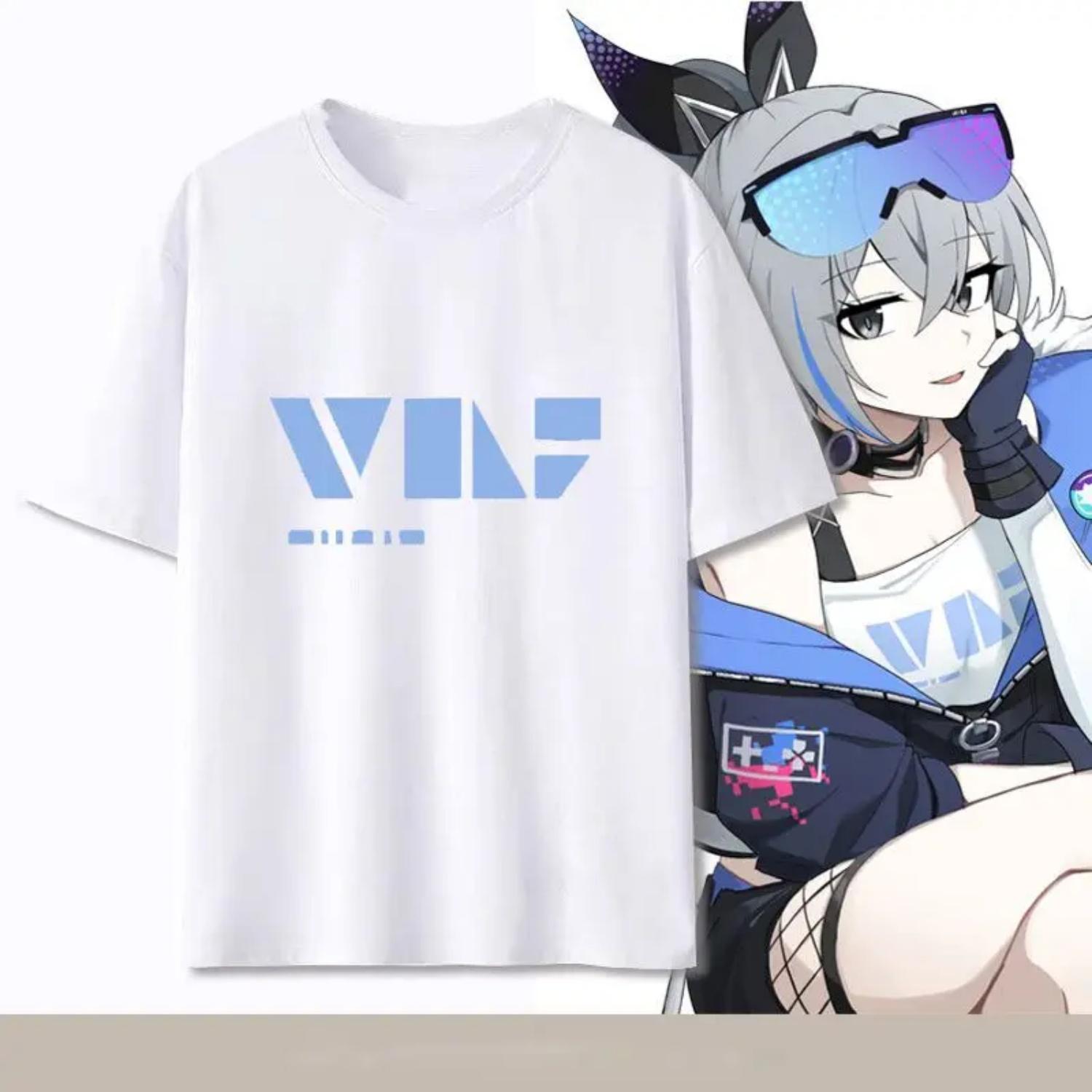 

Broken Silver Wolf Academy 3-star Sky Railway Style Short-Sleeved T-Shirt Cotton Suitable for All Seasons S чёрный
