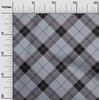 oneOone Cotton Flex Fabric Tartan Check Print Fabric By The Yard 40 Inch