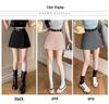 Women's High-Waist A-Line Skirt Pants - Casual Spring/Summer Wide-Leg Buttoned Design