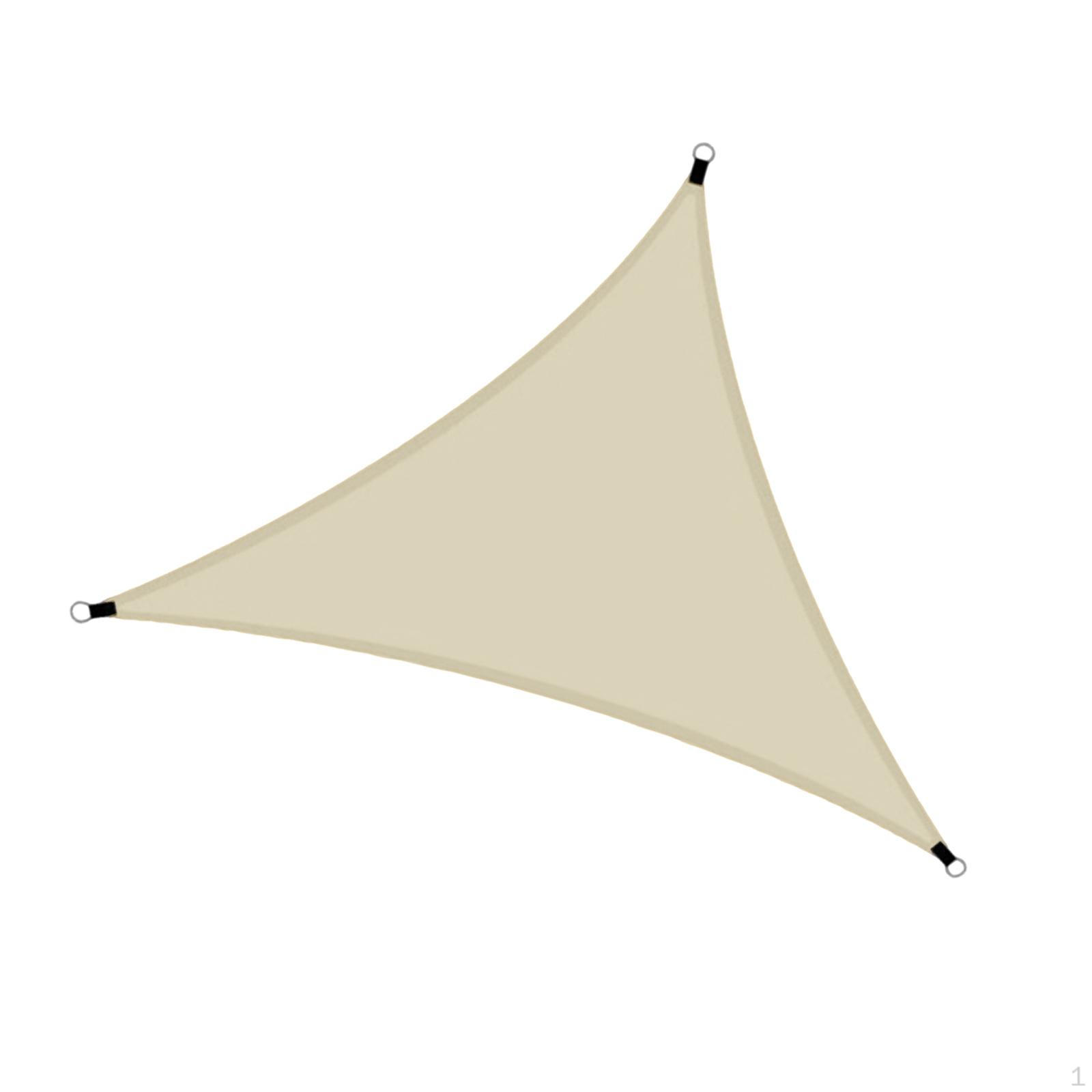 

Sun Shades Sail 300cmx300cmx300cm Quick Installation Sunproof Deck Covers Shelter for Backyard бежевый