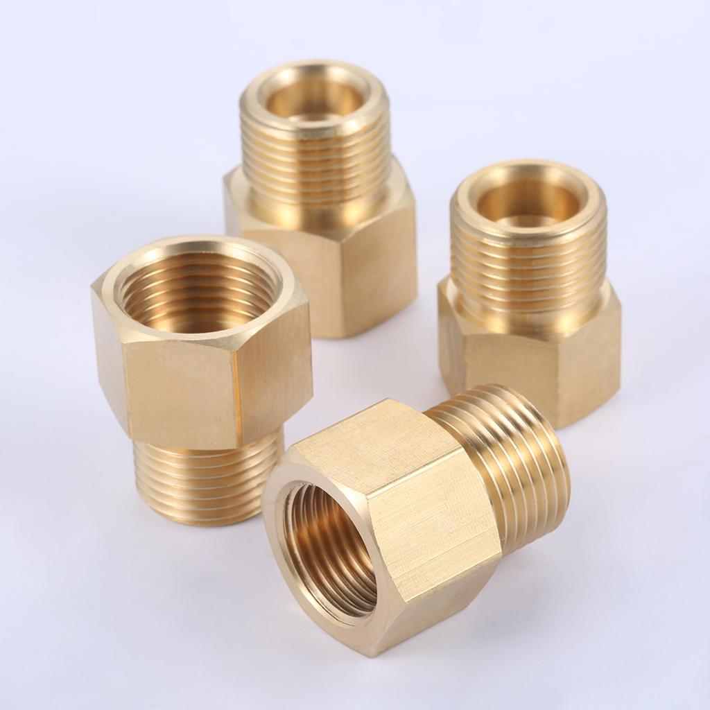 Mässingsgasadapterkonverterare W21.8 till G5/8 eller G5/8 till W21.8 cylinderregulatorkontakt för cylinder till akvarium CO2-regulator