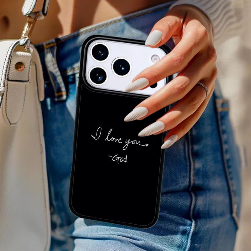 Bible Jesus Christ Christian Quotes soft Phone Case For iPhone 17 Air 14 15 13 12 Max Cover For Apple 16 16e 11 Pro Max Plus