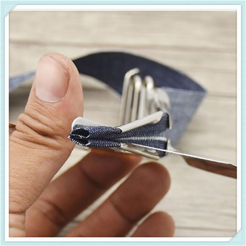 Nastavitelný Plochý Šev Dvojitý Skladač Nástavec pro Vázání Páskou Domácí Šicí Stroj Dvojité Zabalení Vytahovací Váleček