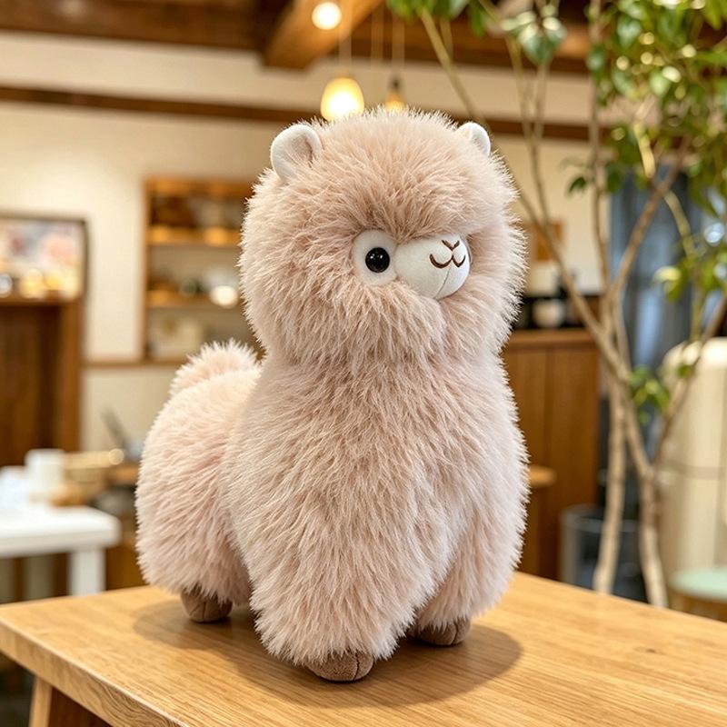 Grass Mud Horse Long Hair Alpaca Pillow Doll Plush Toy Sheep Doll Gift For Boys And Girls