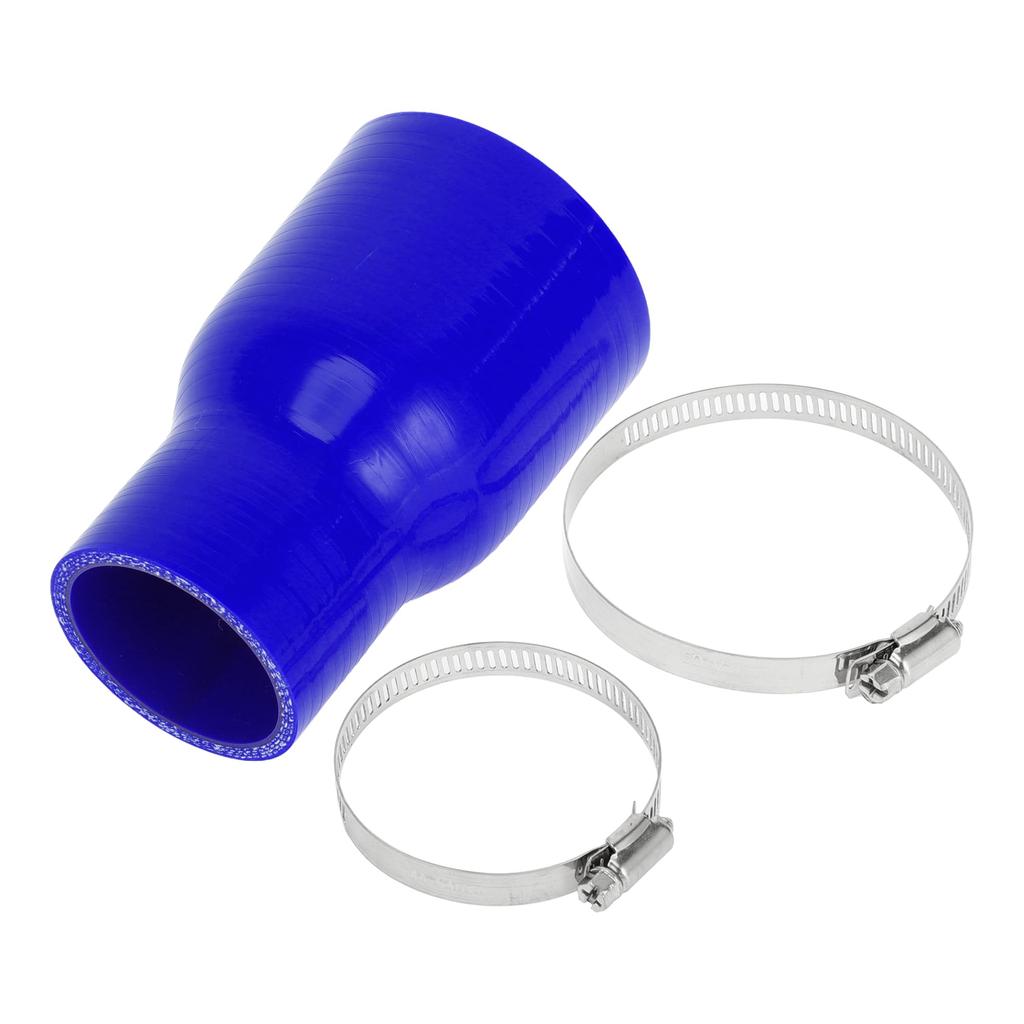 X AUTOHAUX Inner Diameter 70-51mm/2.75"-2.00" Length 127mm/5" 0 Degree Blue Silicone Hose, Silicone Hose,
