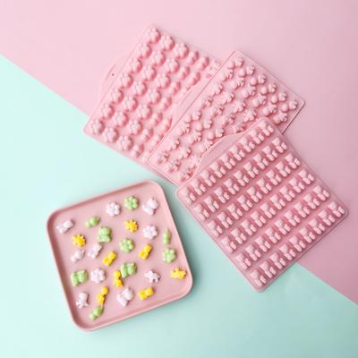 Multi-style Cat Claw Silicone Candy Ice Mold Bear Soft Sweet Jelly Baking Mould Animal Cake Decor Soap Candle Making Set Gifts