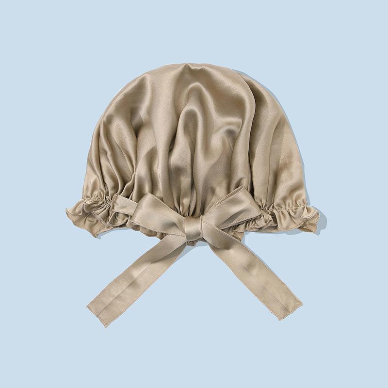 New Arrival 6A Grade 100% Real Silk Bonnet Silk Turban 19mm Silk Bonnet for Sleeping Women