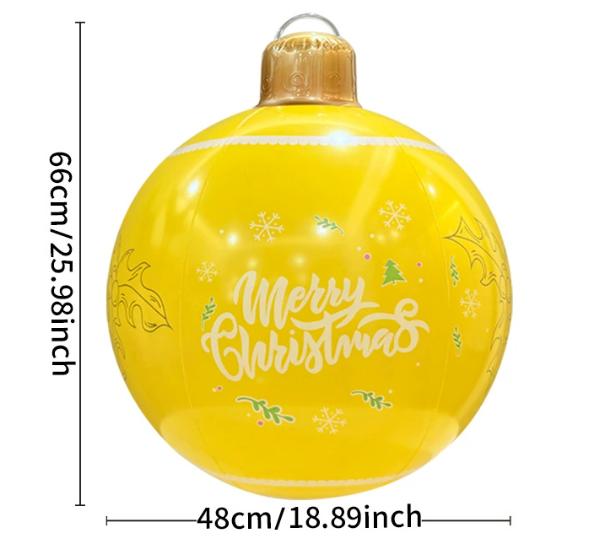 Giant Inflatable Christmas Ball Outdoor Inflatable Decoration Multiple Styles Christmas Party Snowman Inflatable Decorate Ball