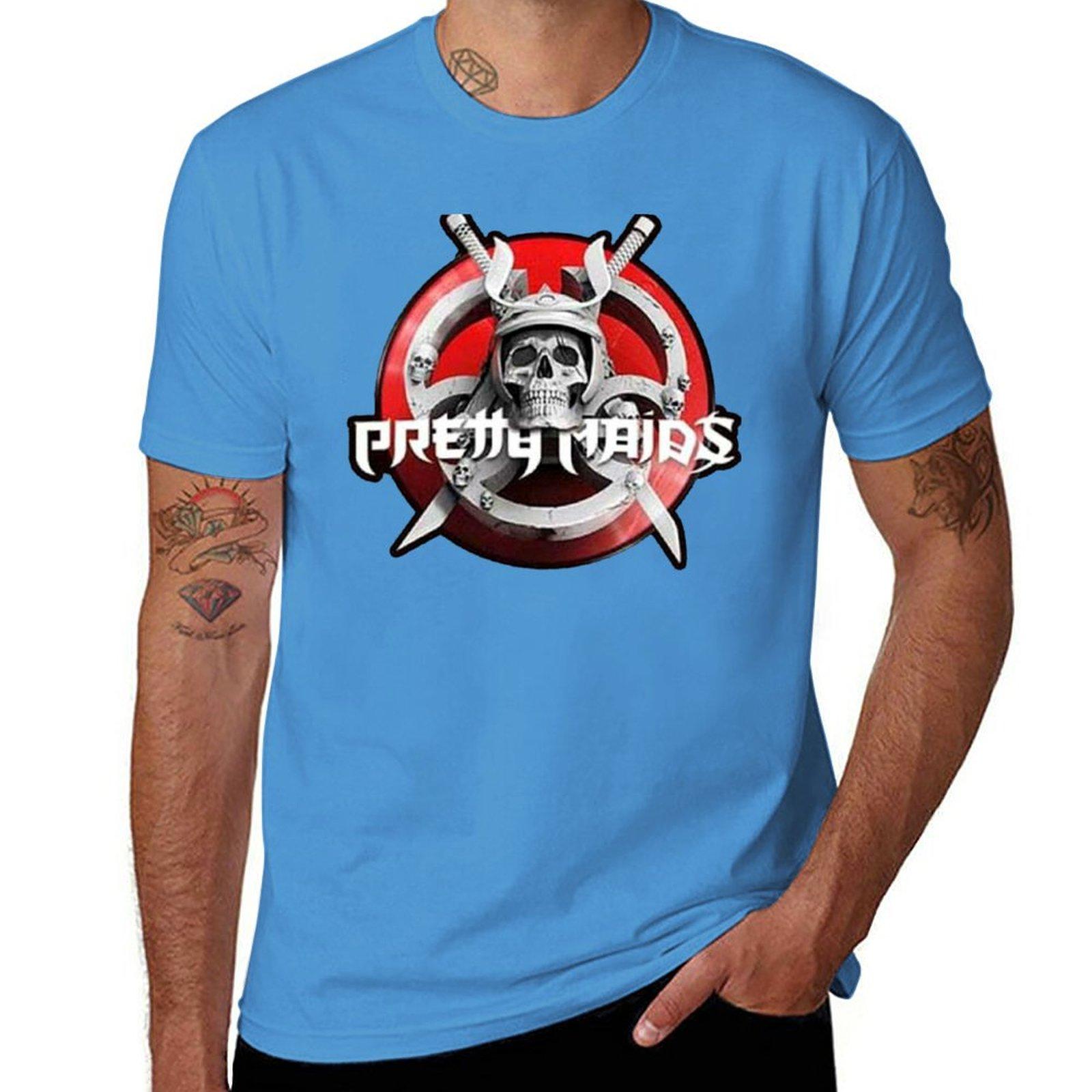 

best selling pretty maids hard rock album art band heavy metal tour logo T-Shirt anime clothes shirts graphic tees mens t shirts S
