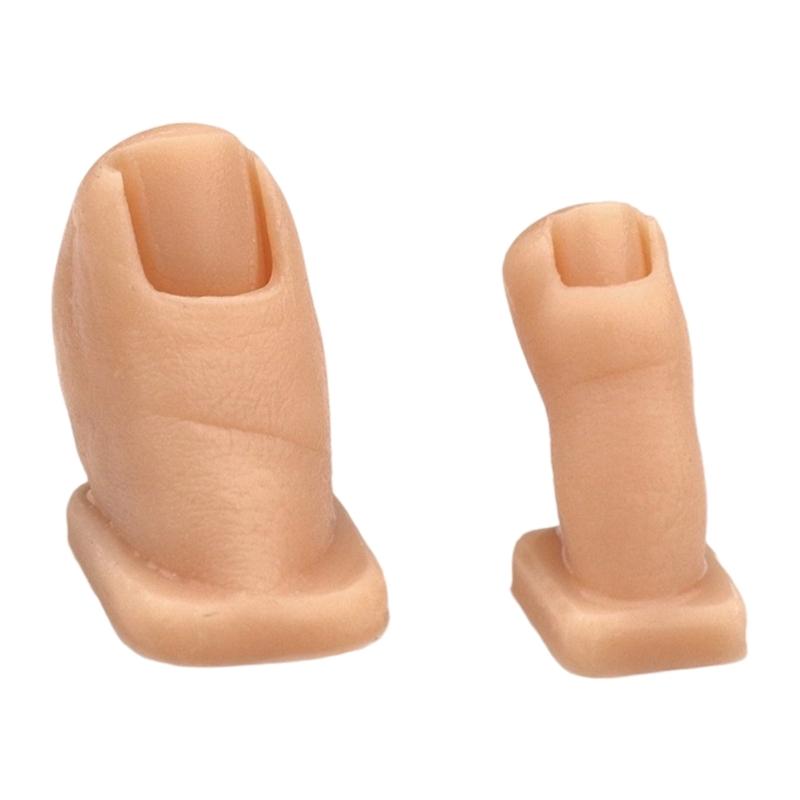 Flexible Realistic Toe Nail Practice Set With Detachable Design For Professional Manicure Training
