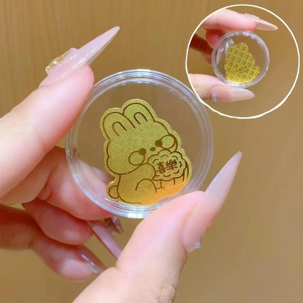 999 Pure Gold 'Get Rich' Phone & Fridge Stickers - Hot Selling Gift