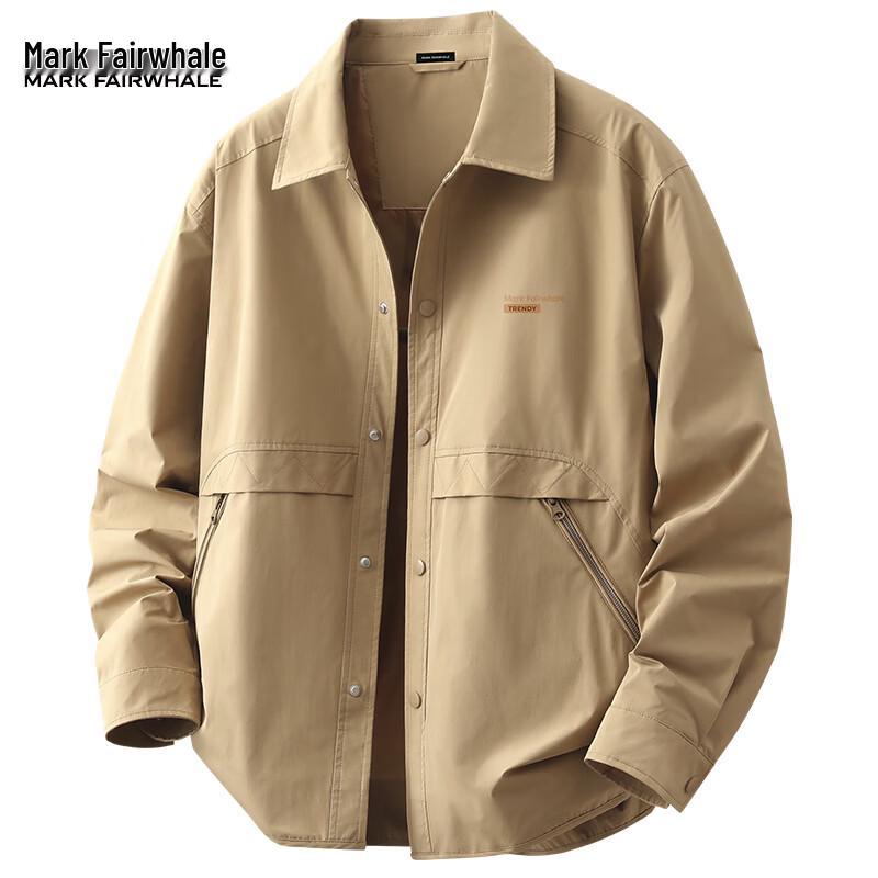 Mark Fairwhale Men's Retro Workwear Shirt Jacket